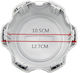 Car Wheel Center Cap Nissan Xterra 2000-2004 Frontier 2000-2002 125mm 1 Piece Zcaps-nissan-51