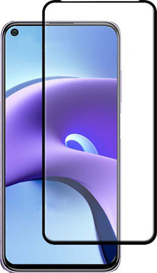 5D Vollflächig gehärtetes Glas Schwarz (Redmi Note 9T)