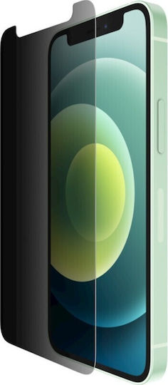 Privacy Full Face Tempered Glass Μαύρο (iPhone 12 mini)