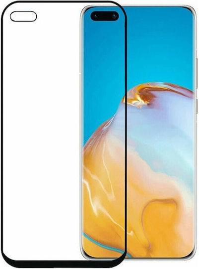 5D Full Face Tempered Glass Black (Huawei P40)