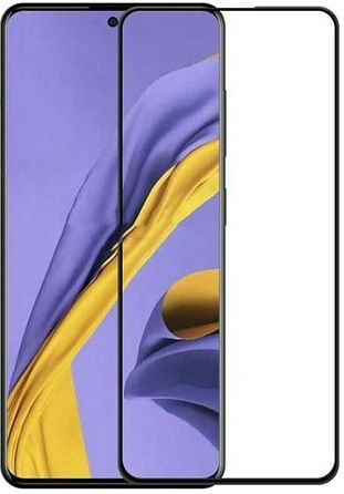 5D 0.3mm Full Face Tempered Glass Μαύρο (Samsung Galaxy S10 Lite)