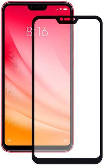 3D Full Face Tempered Glass Μαύρο (Mi 8 Lite)