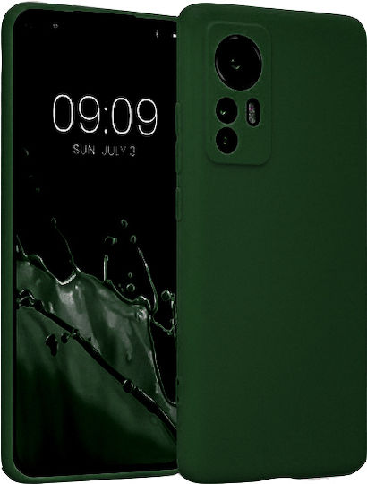 Soft Umschlag Rückseite Silikon Grün (Xiaomi 12 Lite)