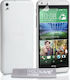 YouSave Accessories By Yousave Back Cover Silicone Set with Glass Transparent (HTC Desire 816 by YouSave)