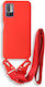Bodycell Back Cover with Strap Red (Galaxy Note 10OnePlus 10T)