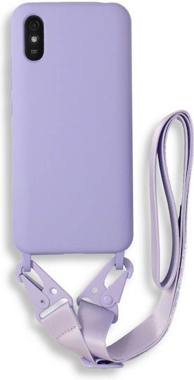 Bodycell Back Cover cu Curea Violet (Redmi 9A / 9ATRealme 9i)