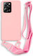 Bodycell Back Cover cu Curea Roz (Poco X5 ProRealme 12 Pro - Traducere: Realme 12 Pro)