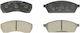 Brake Pads Discs for Subaru Vivio Toyota Lite-Ace Previa 0.7 2.0d 2.4 05.90–08.00 D7031