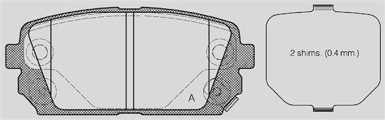 Brake Pads Kia Carens III UN 2.0 CRDi 115
