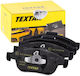 Textar Σετ Τακακια Φρενων Πισω Citroen C3 Aircross Ii C3 Ii C3 Iii C4 Cactus Nissan Note Opel Crossland X 2355406