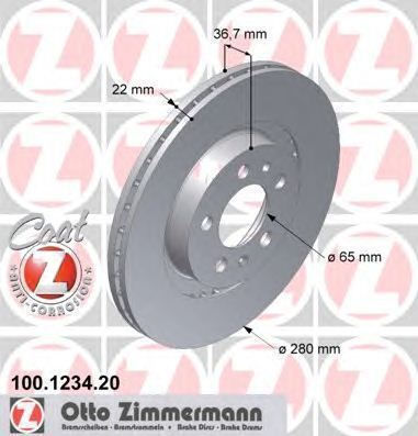 Bremsscheiben Ζ1234 Octavia 1.9tdi Bora Neu Käfer 99