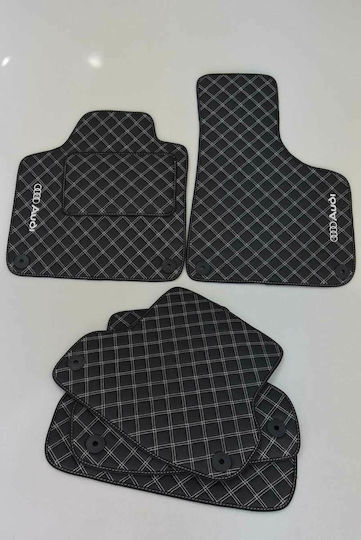 Πατακια Αυτοκινητου Δερματινη Audi Audi S3 1999-2006 Σετ 5 Τμχ