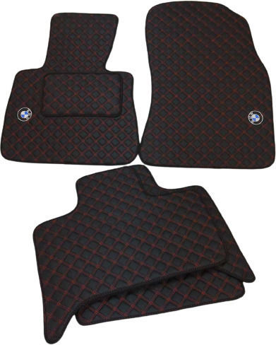 3Lines Σετ Μπροστινά και Πίσω Πατάκια 5τμχ για BMW X5 Volkswagen Up 2006 Μαύρα