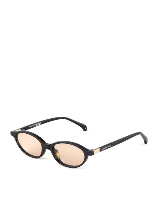 Oscar & Frank Sammy Damen Sonnenbrillen mit Horn umrandetem Rahmen Gloss Schwarz Cola / Photochromatisch
