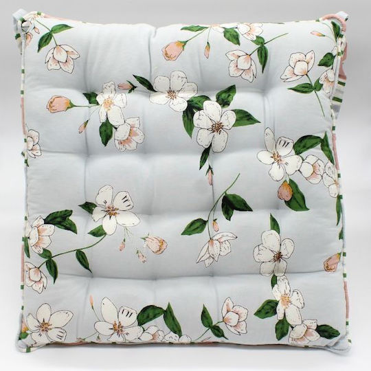 Garden Chair Cushion Pink-Grey 40x40cm.