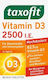 Taxofit Vitamin D3 Vitamin für Stärkung des Immunsystems & die Knochengesundheit 50 Tabletten