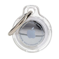 Bizon Carcasă Locator Brelog Apple AirTag Transparent