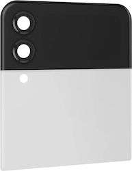 Оригинален Горен Капак Батерия Samsung Galaxy Z Flip 4 Външен Екран Бял