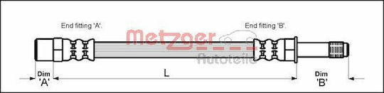 Brake Hose Front Golf III Ibiza III