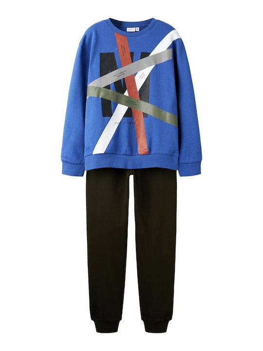 Kids Sweatpants Set Blue 2pcs