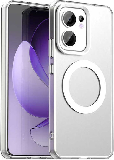 Techsuit Back Cover Silicon Alb (Oppo Reno13 F / FS)