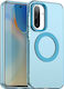 Techsuit Umschlag Rückseite Silikon Blau (Galaxy A56)