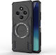 Techsuit Umschlag Rückseite Kunststoff Schwarz (Redmi 14C / Poco C75)