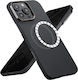 Techsuit Umschlag Rückseite Aramid Fiber Schwarz (iPhone 17 Pro / iPhone 16 Pro)