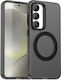 Techsuit Umschlag Rückseite Silikon Schwarz (Galaxy S24 FE)