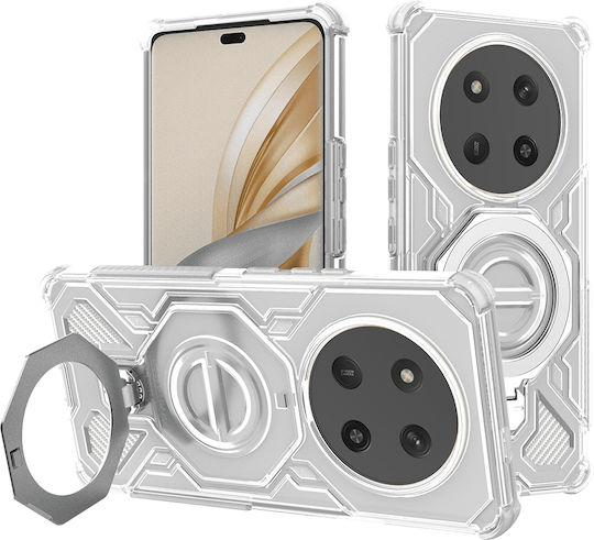 Techsuit Umschlag Rückseite Silikon Weiß (Honor Magic7 Lite)