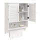 Costway Bathroom Cabinet L58xW22xH75cm White