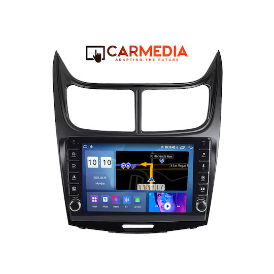 Carmedia Ηχοσύστημα Αυτοκινήτου για Chevrolet Sail 2009-2014 (Bluetooth/USB/WiFi/GPS/Apple-Carplay/Android-Auto) με Οθόνη Αφής 9"