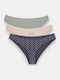 Damen Slip 3Pack Colorful