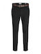 Men's Elastic Black Chino Trouser