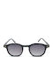 Funky Buddha Unisex Sunglasses with Black Frame and Black Polarized Lens FBS2070/001