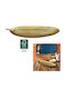 The Home Deco Factory Wooden Oval Decorative Tray 12pcs
