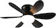 Trio Lighting 53cm Μαύρος
