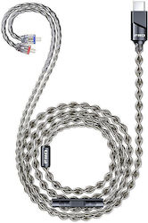 Fiio Ls-tc2 Hifi Usb-c Iem Cable Dsp Mic 384khz/32bit Decoding & 2-pin Connector