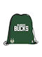 Back Me Up Bucks Kinder Rucksack Rucksack Grün 39cmx33.5cmcm NBA Bucks