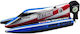 Lean Toys Remote Controlled Speedboat Blue