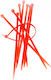 Sck-200mcr Red Cable Tie 100 Pcs