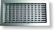Karkon Rectangular Fireplace Air Shutter White 25x15cm