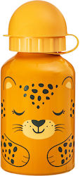 Sass&belle Metallisches Kinder Trinkflasche 300ml Leopardenmuster