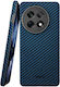 Nekit Umschlag Rückseite Aramid Fiber 1mm Blau (OnePlus 13)