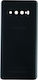 Samsung Galaxy S10 Plus Battery Door Battery Door Adhesive Back Camera Lens Bezel Prism Black OEM