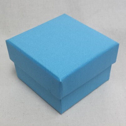 Giannopoulos Papier Box für Geschenke Türkis 7x4.5x7cm.