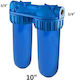 Atlas Filtri 3P AFO Water Filtration System Double Under Sink / Central Supply Micron 3/4''