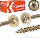 Klimas Schraube Torx Verzinkt 100Stück