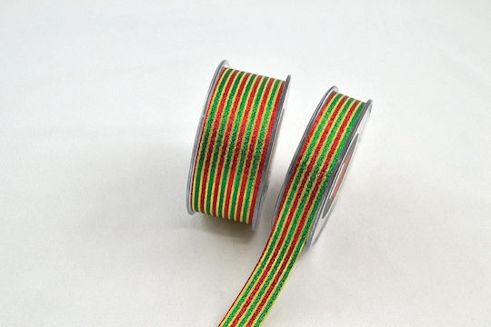 Ribbon Ophelia Green-Red 1.4 X 18 M Green-Red