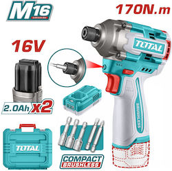Total TIRLI16178E Παλμικό Κατσαβίδι 16V 2x2Ah Total TIRLI16178E Παλμικό Κατσαβίδι 16V 2x2Ah